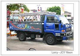 JOY Neon lorry